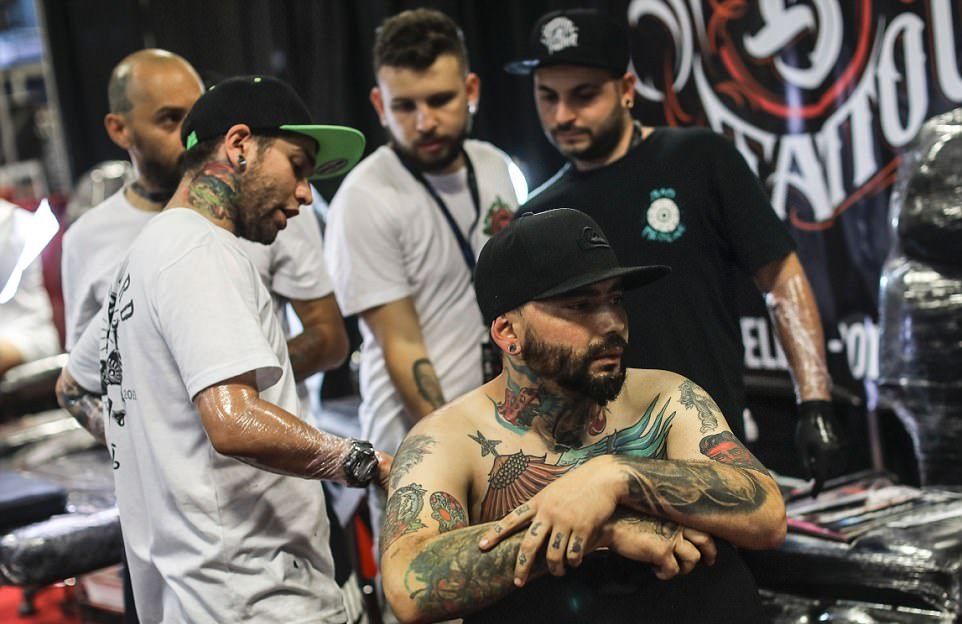Ежегодная тату-конвенция Expo Tattoo Fair 2017 в Колумбии