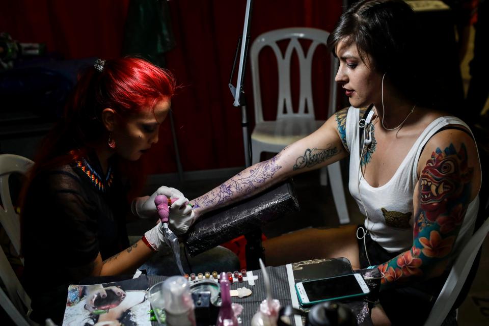 Ежегодная тату-конвенция Expo Tattoo Fair 2017 в Колумбии
