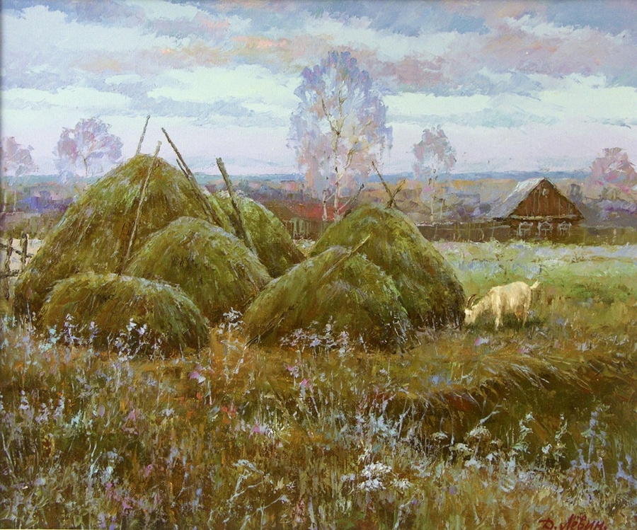 Вдали от суеты: сельские картины Дмитрия Лёвина