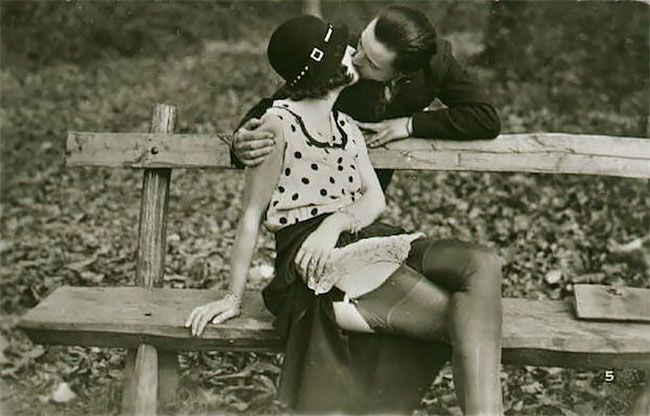 Ретро эротические открытки в 1920-е