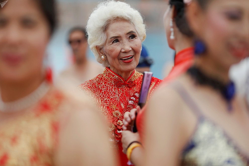Конкурс красоты для бабушек в Китае