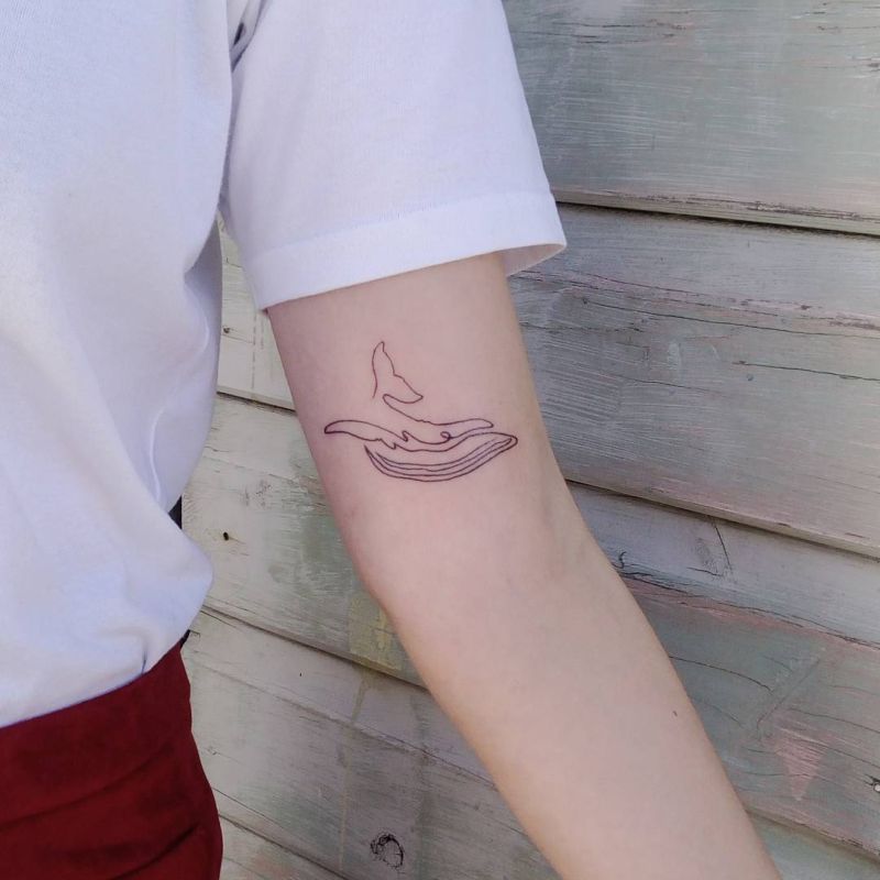 Татуировки из одной непрерывной линии
