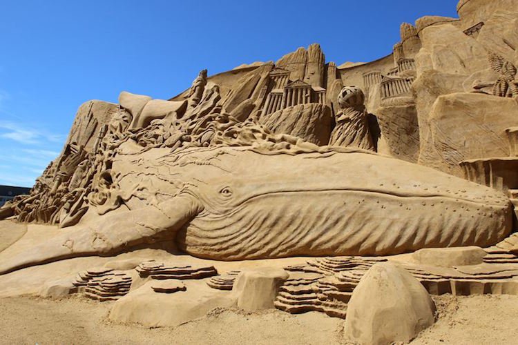 Фестиваль песчаных скульптур Sondervig Sand Sculpture Festival