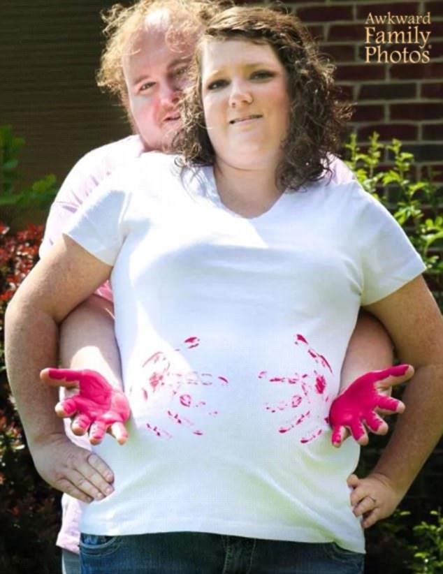 Неудачные фотосессии семейных пар в честь беременности