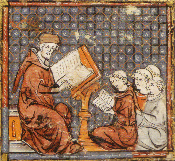Ритуал посвящения в студенты в Средние века