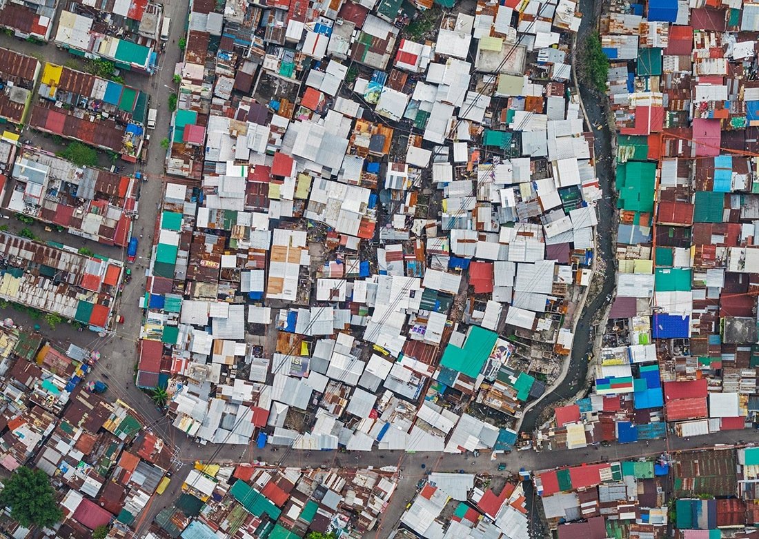 Аэроснимки трущоб Манилы — самого перенаселенного города в мире
