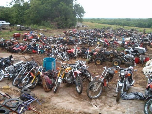 Кладбище старых мотоциклов в США