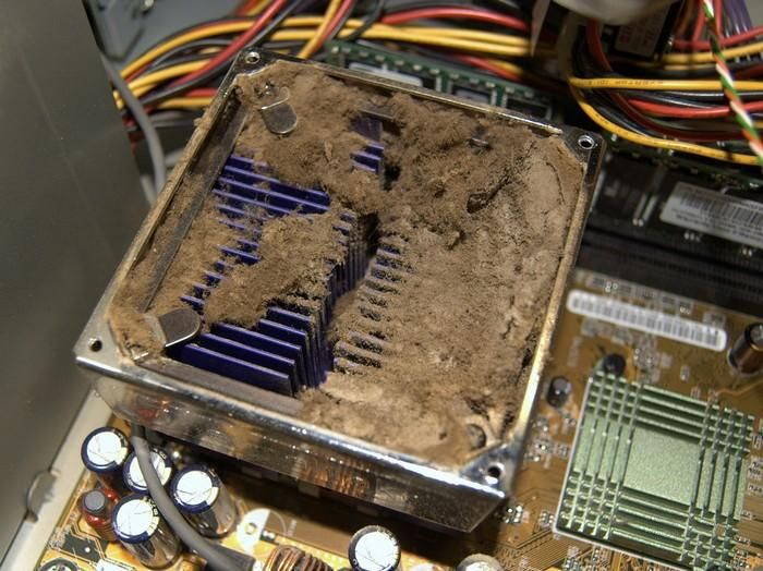 Пыльные компьютеры: затянули с чисткой