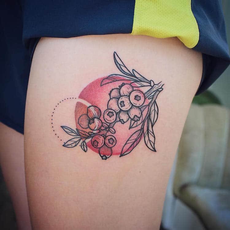 Вдохновлённые природой татуировки от Эмили Кол