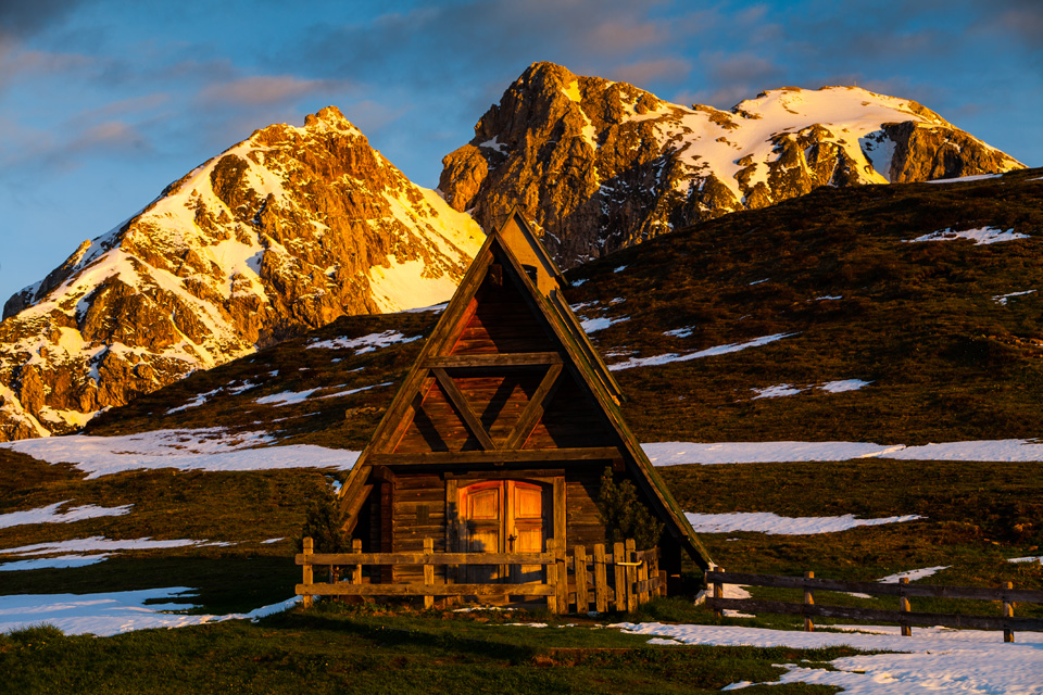 Доломитовые Альпы в разное время года от польского фотографа