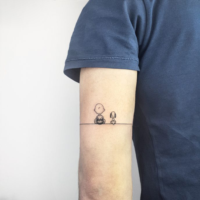 Идеи для татуировок на руке в стиле минимализм