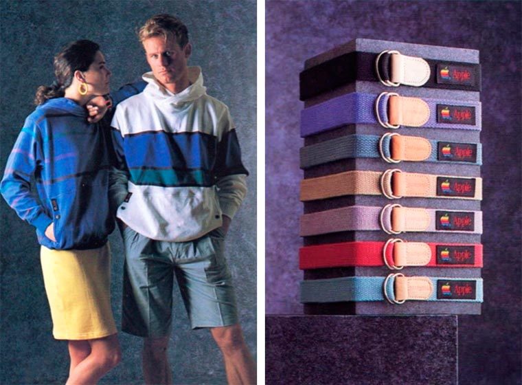 Коллекция одежды от Apple из 1980-х годов