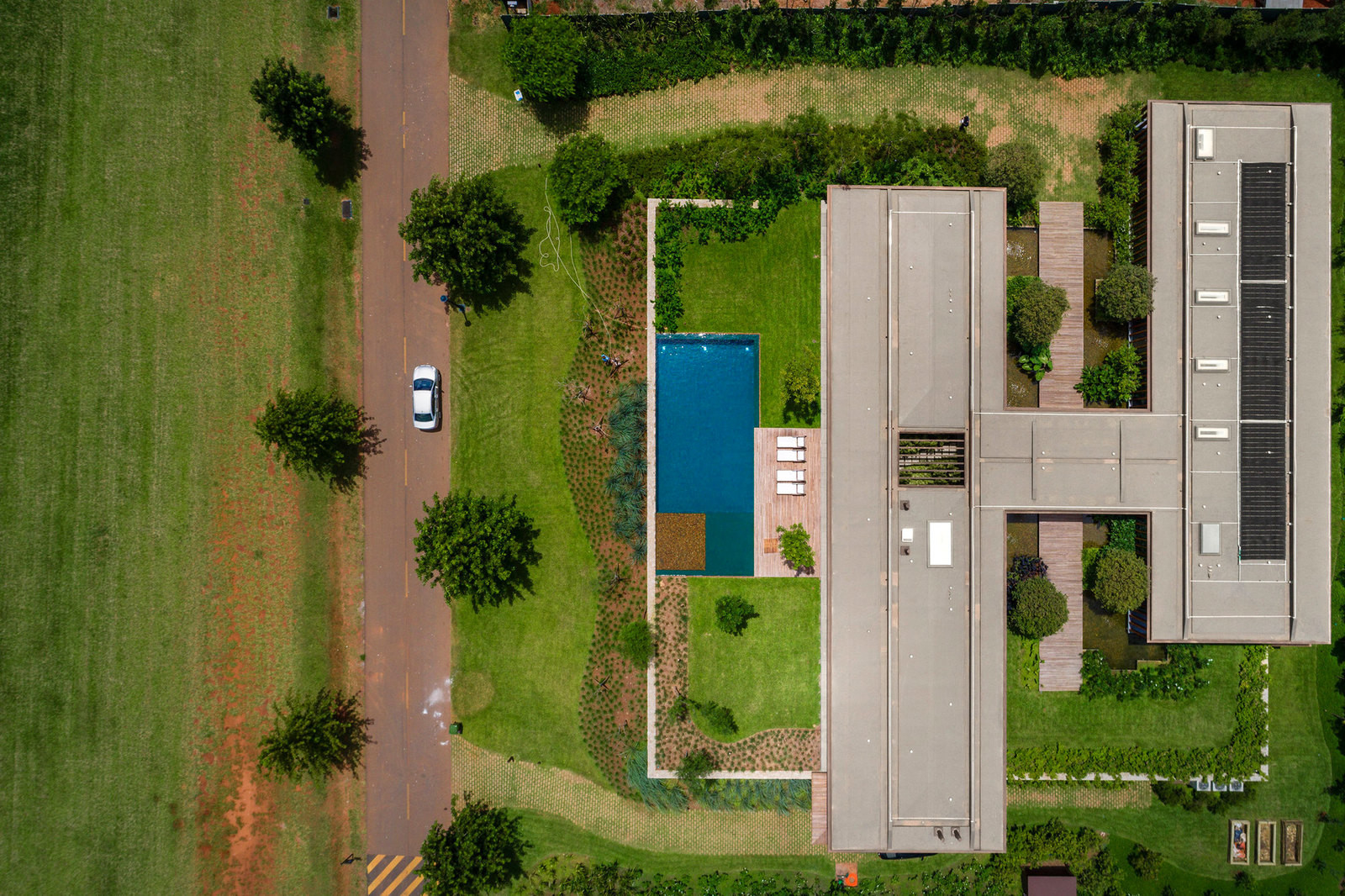 Частный слоистый дом в Бразилии
