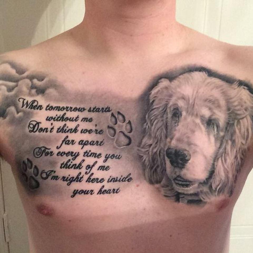 Владельцы собак и татуировки с мордами их любимцев