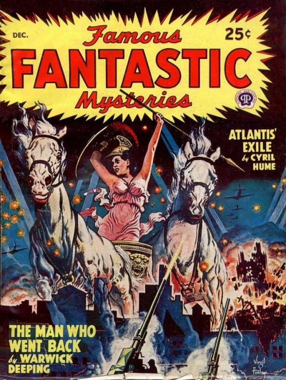 Обложки американских фантастических и приключенческих журналов