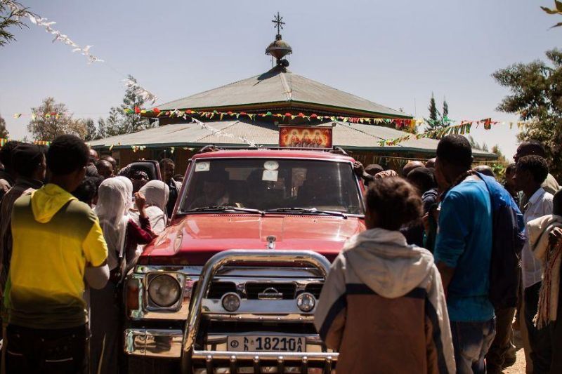 Христианские священники из Эфиопии изгоняют бесов