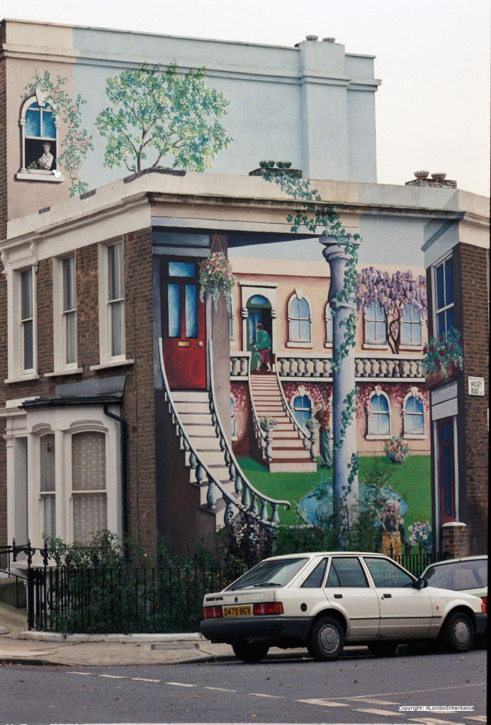 Уличный арт Лондона 80-х годов