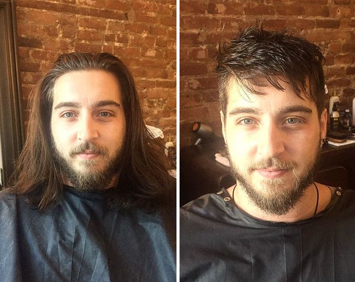 Как меняется мужчина, отказавшийся от длинных волос