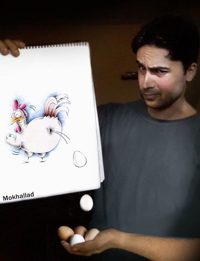 Художник из Ирака оживляет свои рисунки