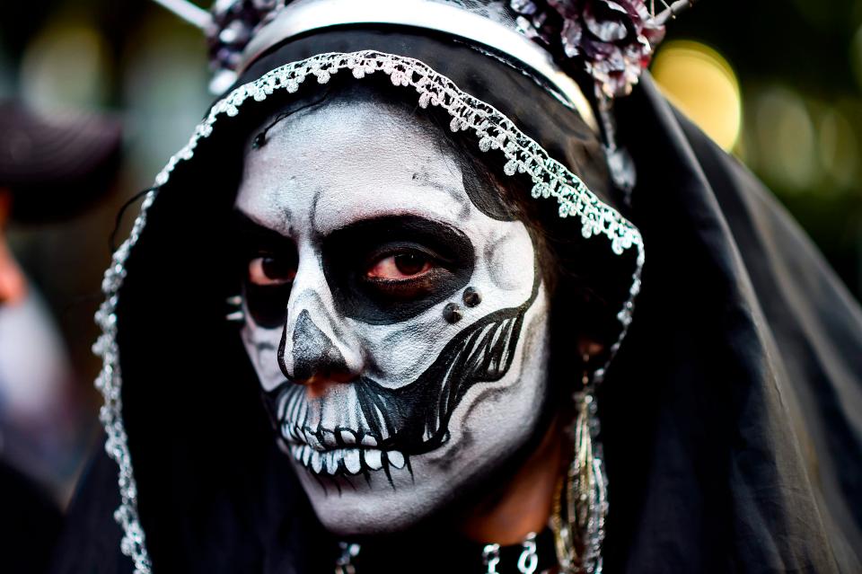 Парад Катрины ко Дню мертвых в Мексике
