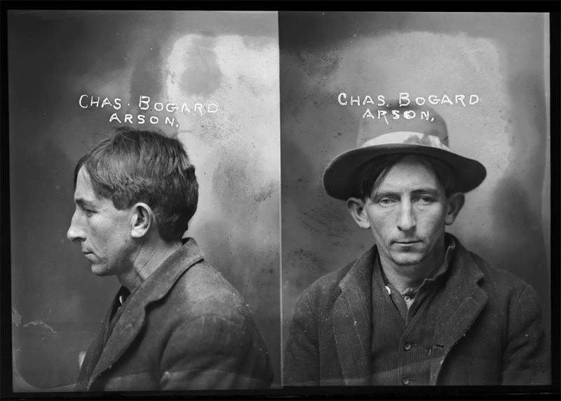 Магшоты американских преступников, сделанные на рубеже XIX и XX веков