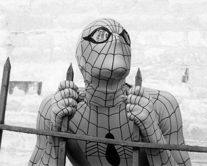 На съемках Человека-паука 1977 года