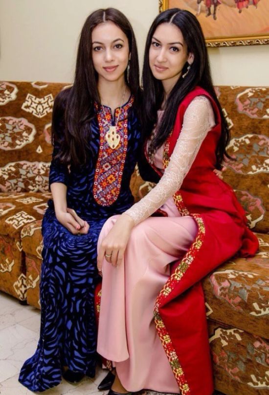 Красивые туркменские девушки из социальных сетей