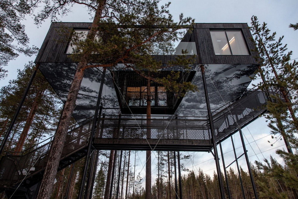 Апартаменты на дереве в Швеции