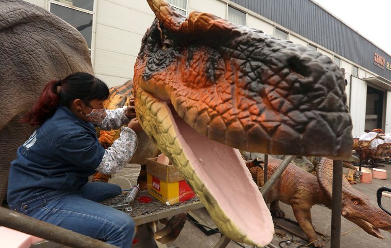 Китайский городок динозавров