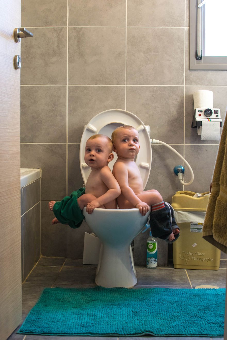Когда в семье фотографа рождаются близнецы
