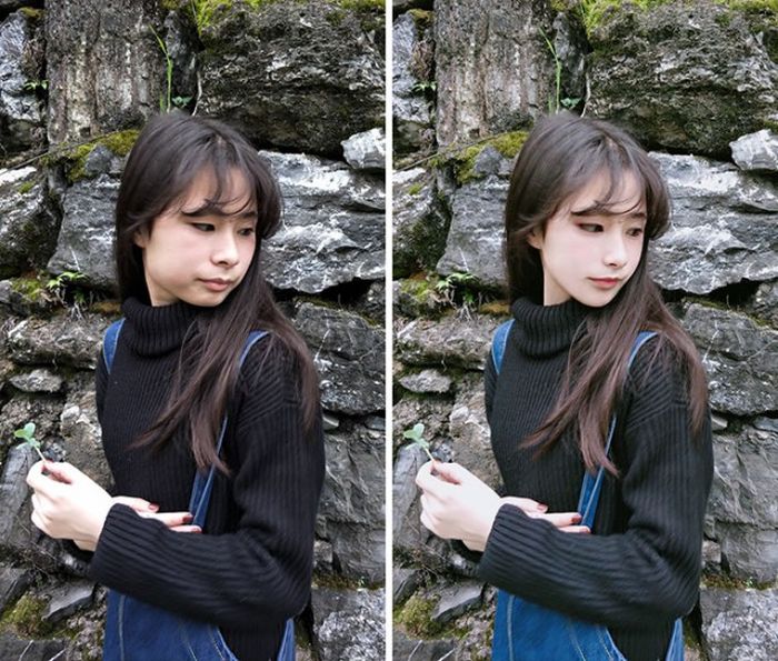 Фотографии девушек из соцсетей: до и после обработки