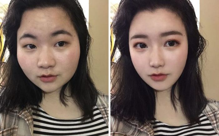 Фотографии девушек из соцсетей: до и после обработки
