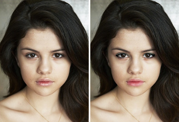 25 фотографий звезд до и после фотошопа