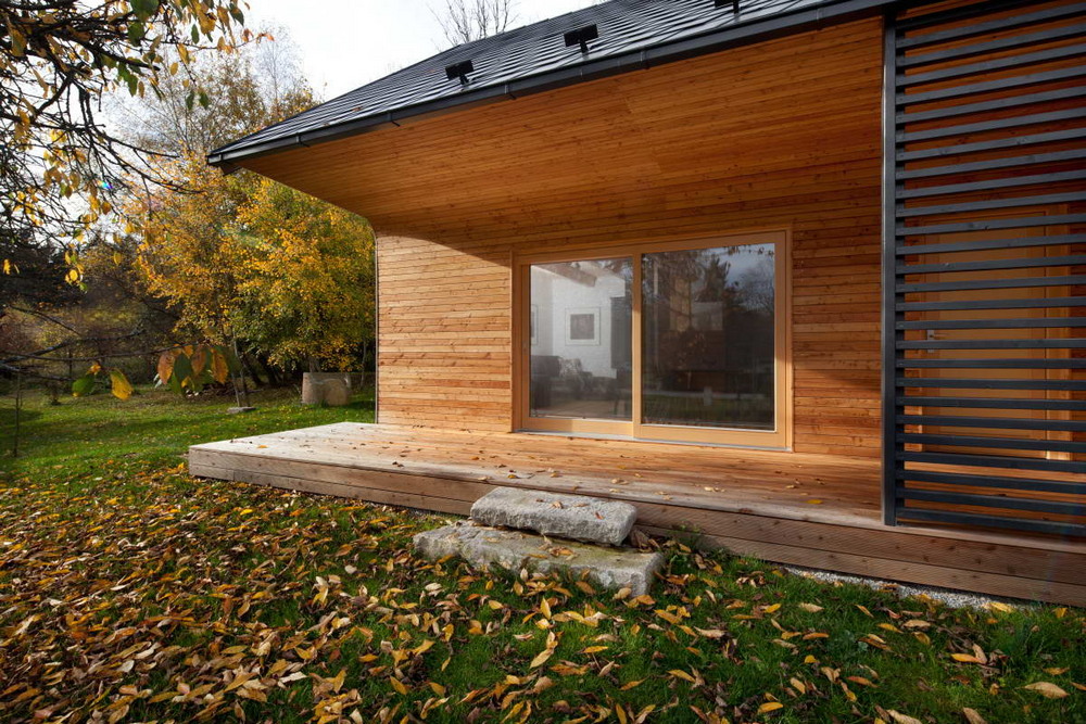 Деревянный домик для загородного отдыха в Чехии