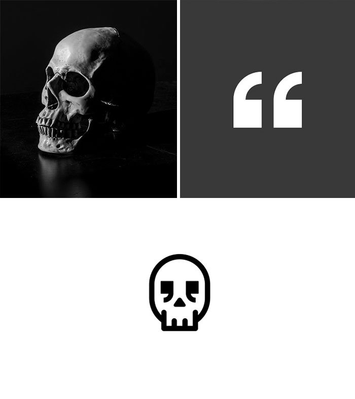 Креативные логотипы из двух элементов