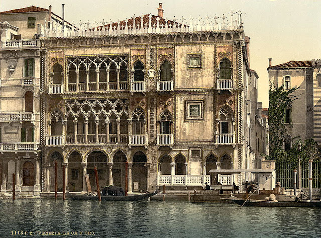Цветные фотографии Венеции в 1890-е годы
