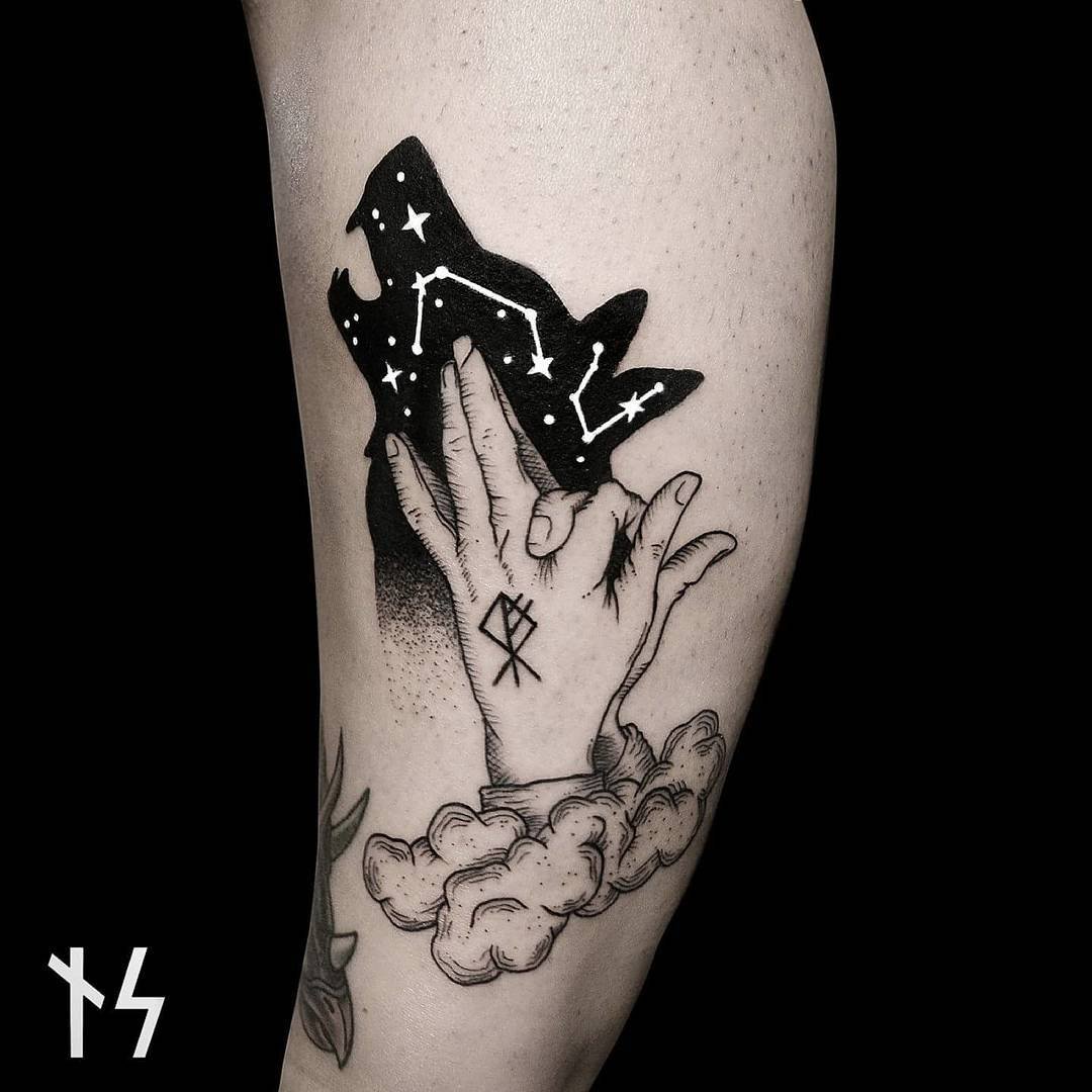 Звёздные татуировки от Ника Скуаре