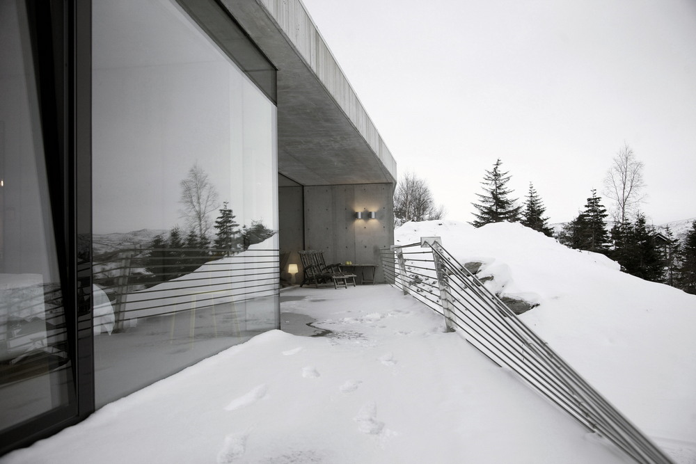 Брутальный особняк на горнолыжном курорте в Норвегии