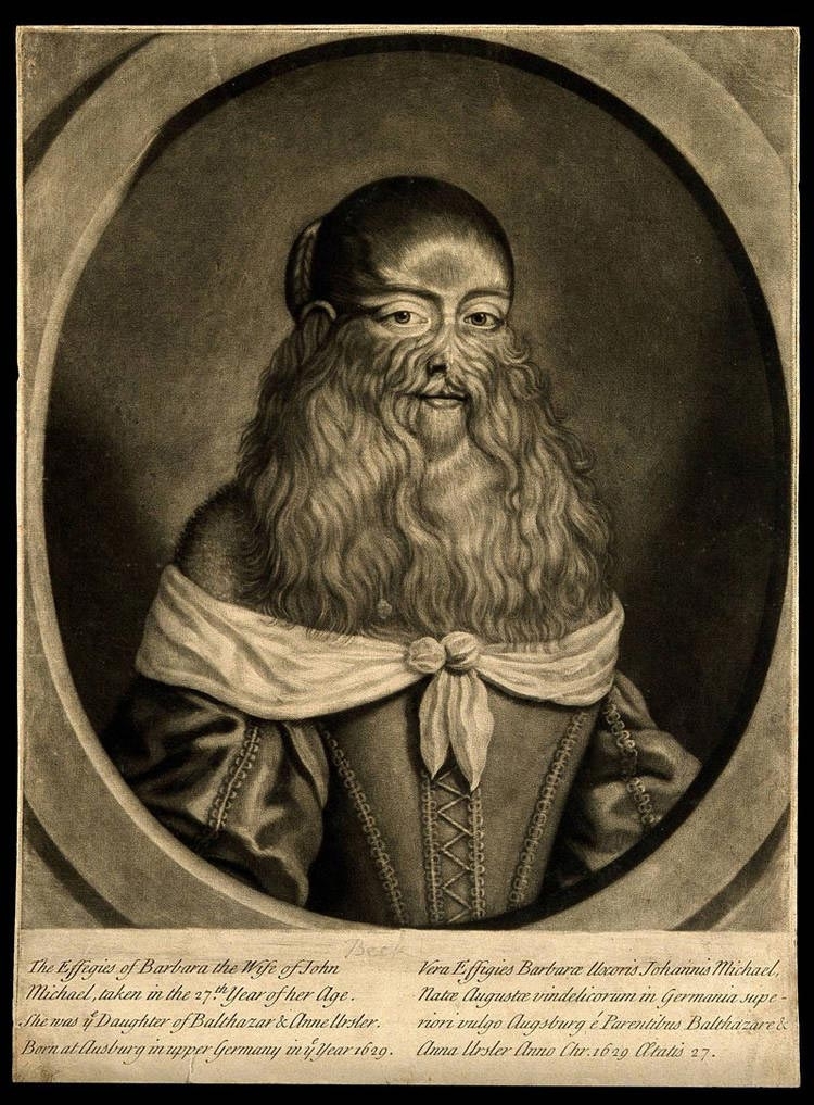 Барбара ван Бек — необычная бородатая модель художников 17 века