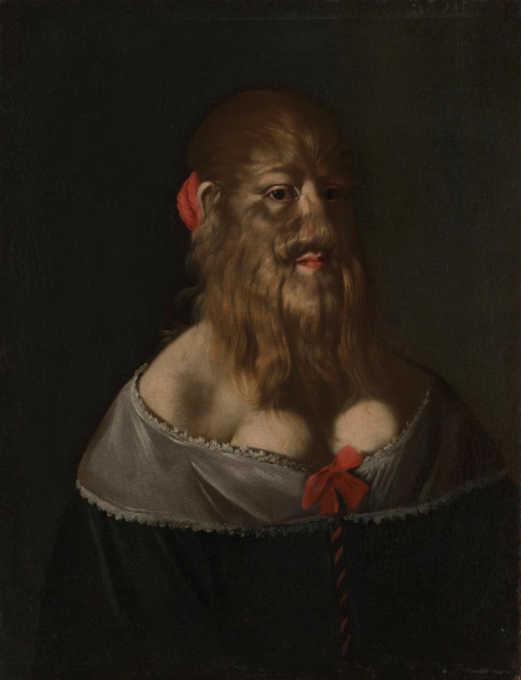 Барбара ван Бек — необычная бородатая модель художников 17 века