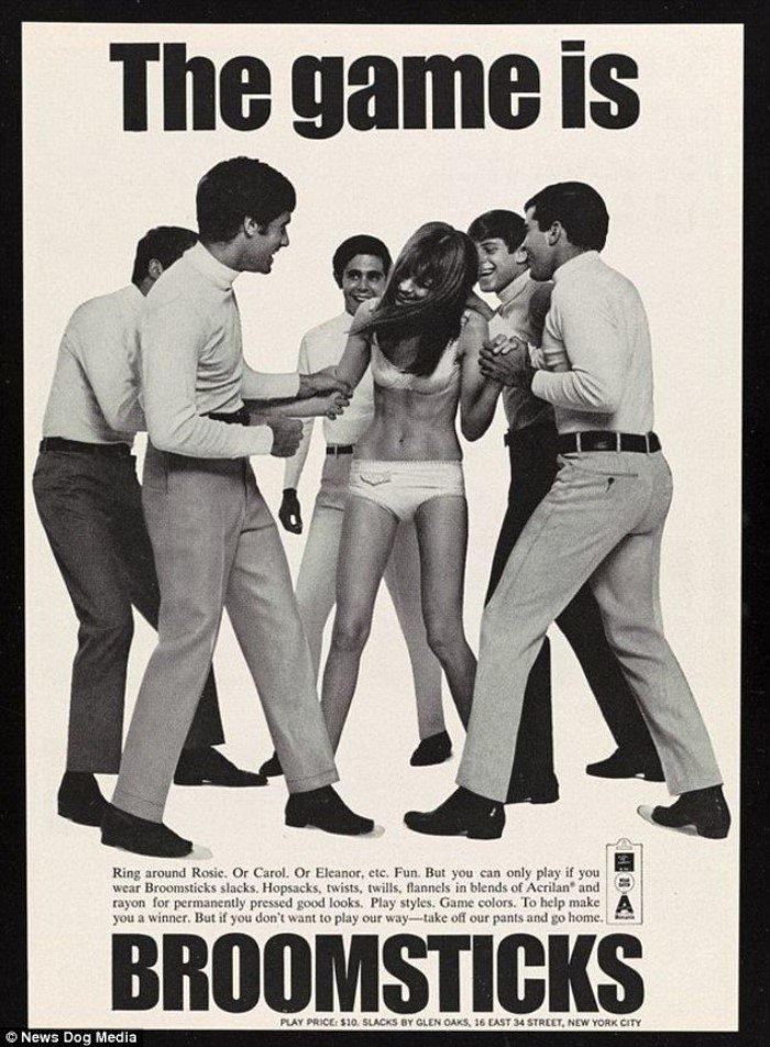 Сексистские рекламные объявления 40-х - 60-х годов