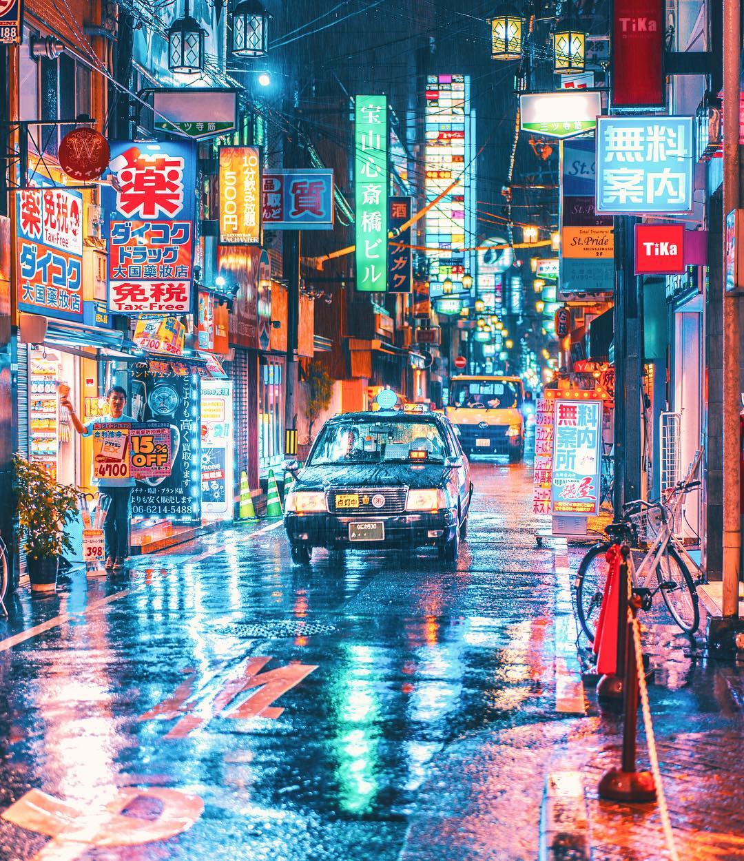 Японские улицы арт