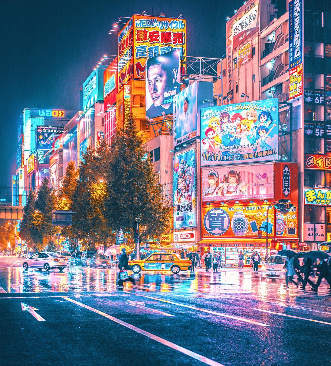Пейзажи Японии центр Токио
