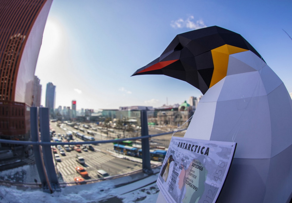 Марш пингвинов в защиту Антарктики