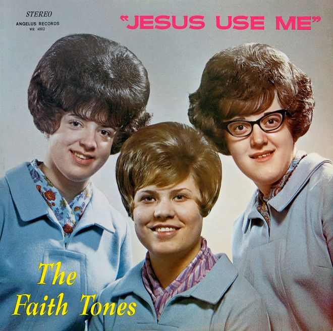 Чумовые прически на обложках старых христианских альбомов