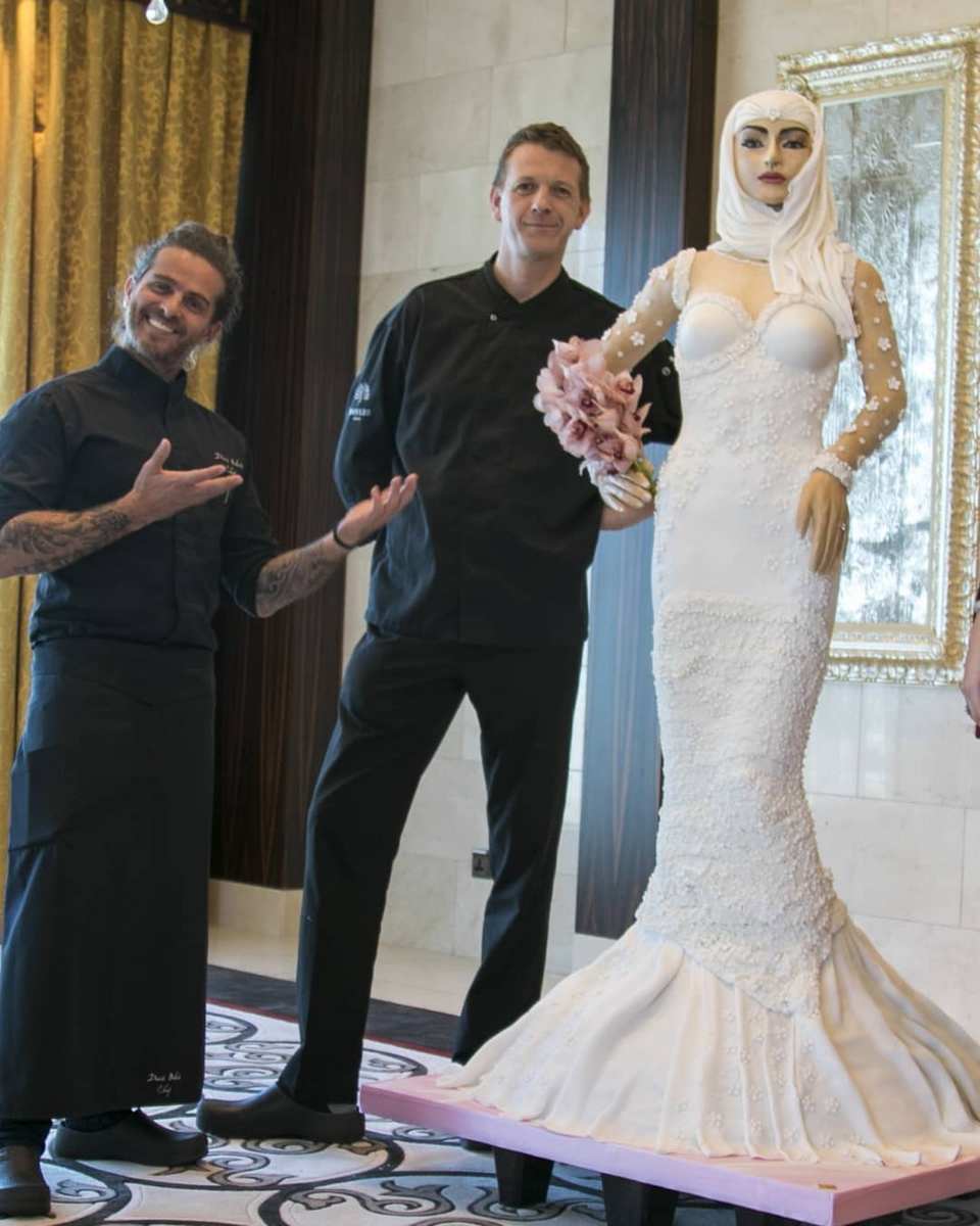 Свадебный торт в форме невесты за миллион долларов