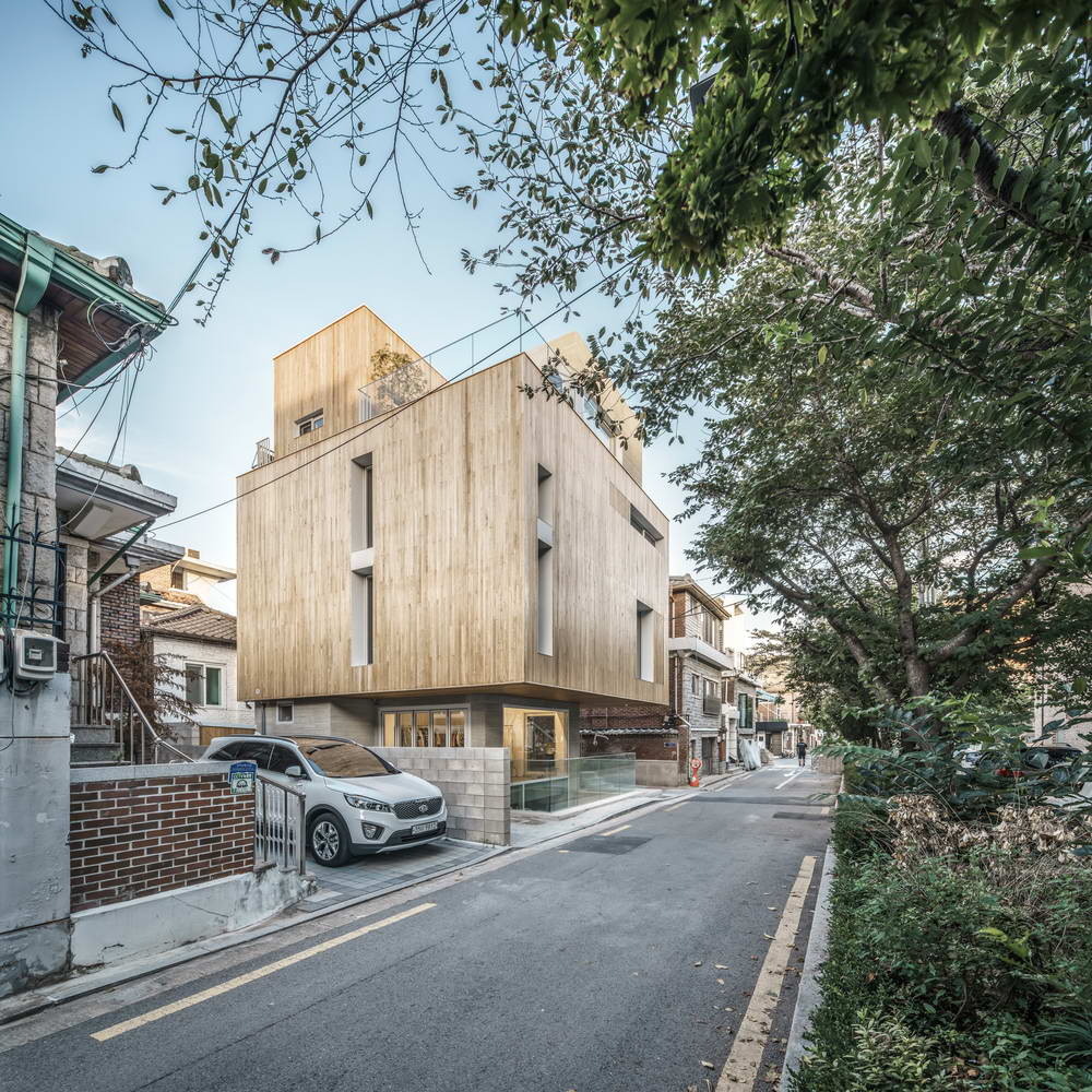 Современный городской дом в Сеуле