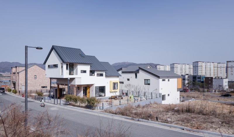 Дом ступенчатой формы в Южной Корее