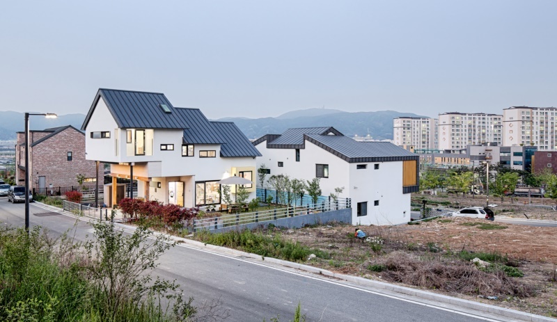 Дом ступенчатой формы в Южной Корее
