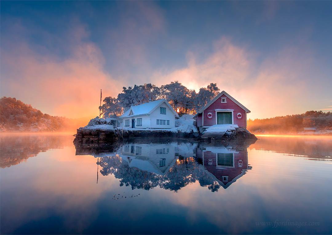 Красивые пейзажи Норвегии от Оле Моена
